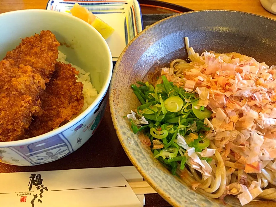 越前おろしそばとミニソースカツ丼のセット|buhizouさん