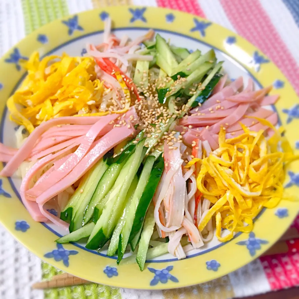 Snapdishの料理写真:喜多方ラーメンの冷やし中華～☆|LOVE♡SWEETSさん