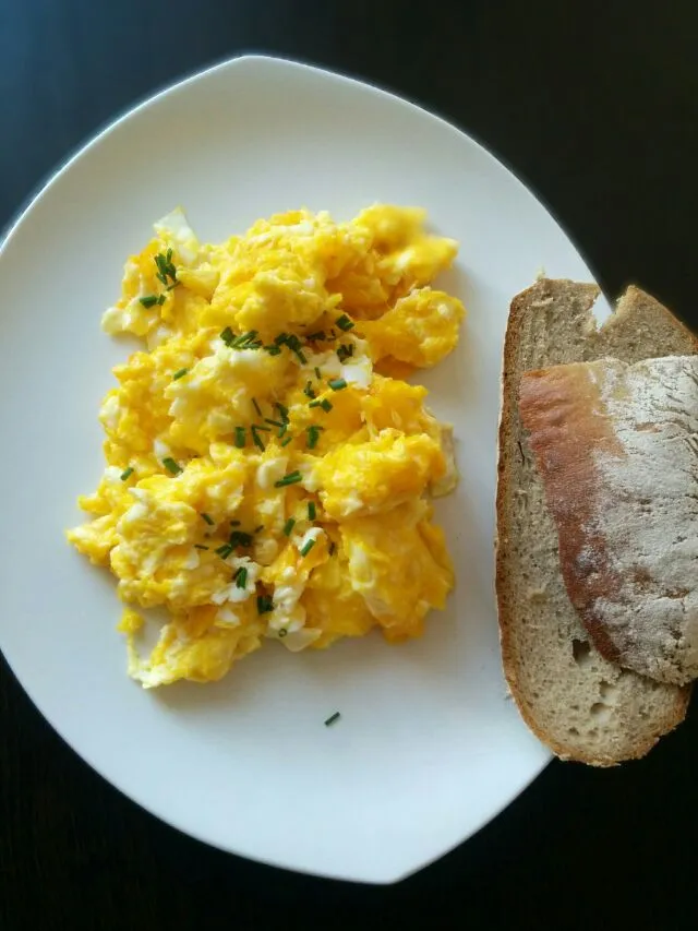 #saturday #morning #scrambledeggs #formylove|LucieFoodさん