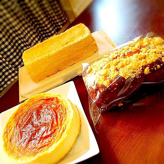 糖質制限⑅︎◡̈︎*大豆粉パウンド&おからの紅茶ケーキ&チーズケーキ|もえかなやんさん