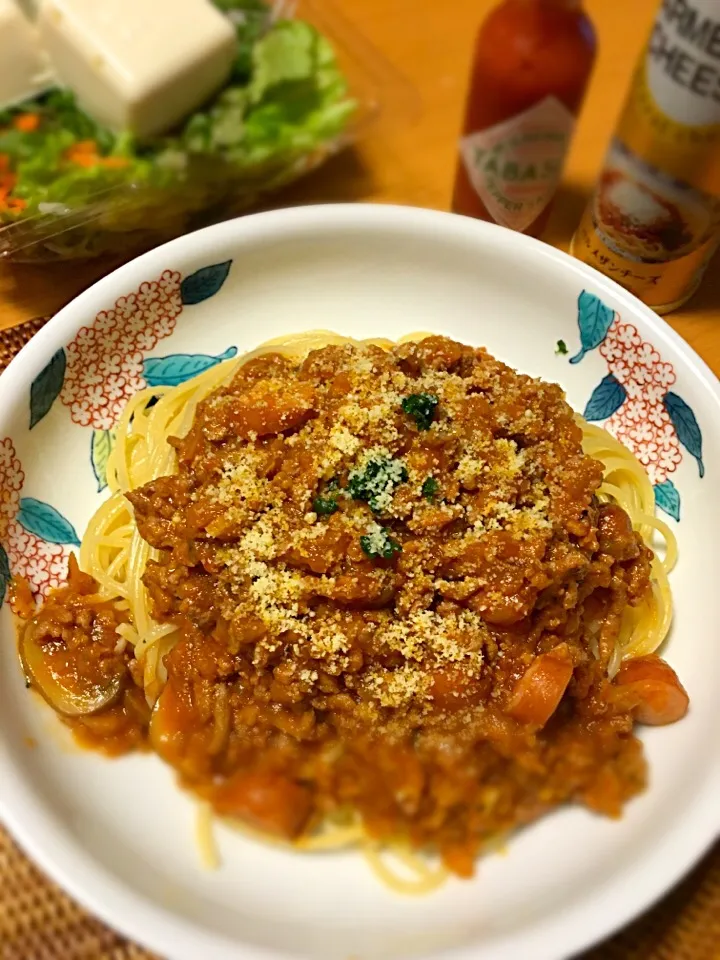 Snapdishの料理写真:スパゲティミートソース|takbeeさん