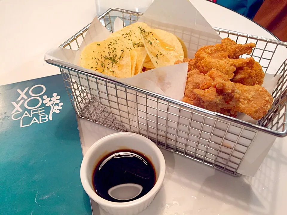 Black honey fried chicken|Sky Blueさん