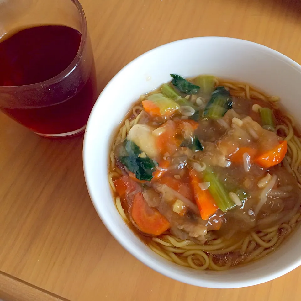 あんかけ醤油ラーメン|黒蜜きなこさん