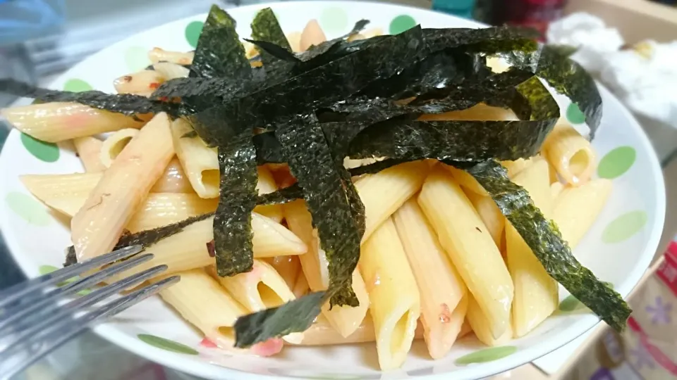 梅干しパスタ
Dried plum with pasta
梅子乾拌義大利麵|Maiさん