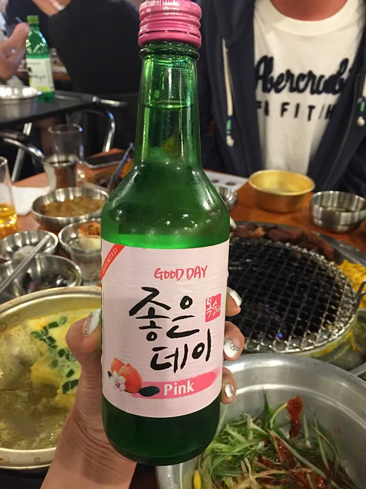 Snapdishの料理写真:Peach Soju|norishioさん