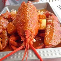 Maine Lobster with Garlic Butter Sauce.|shrimp loverさん