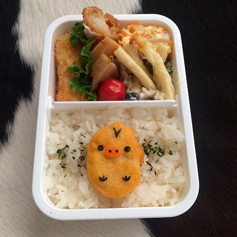 キイロイトリのナゲット弁当|manacocoさん