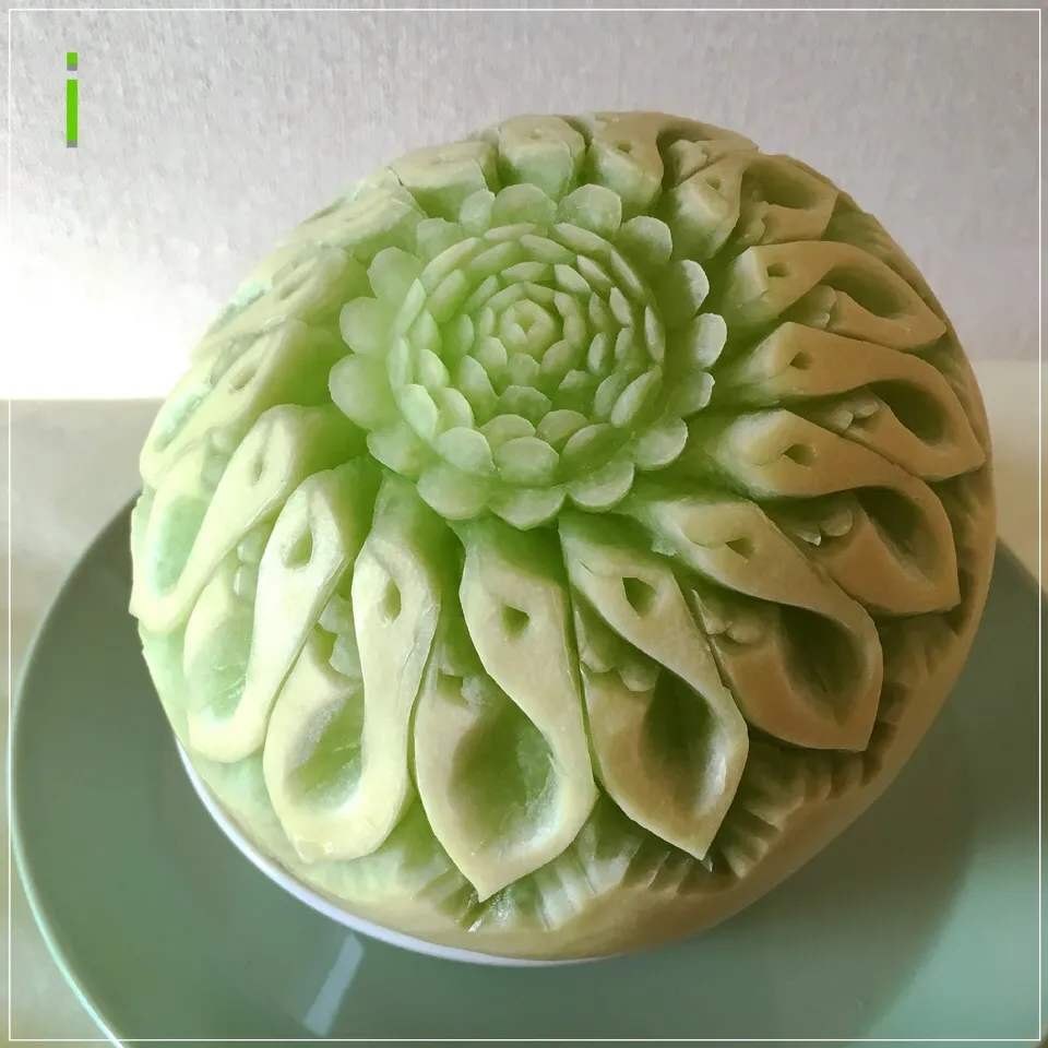 メロンのカービング 🍈 【Melon / carving】|izoomさん