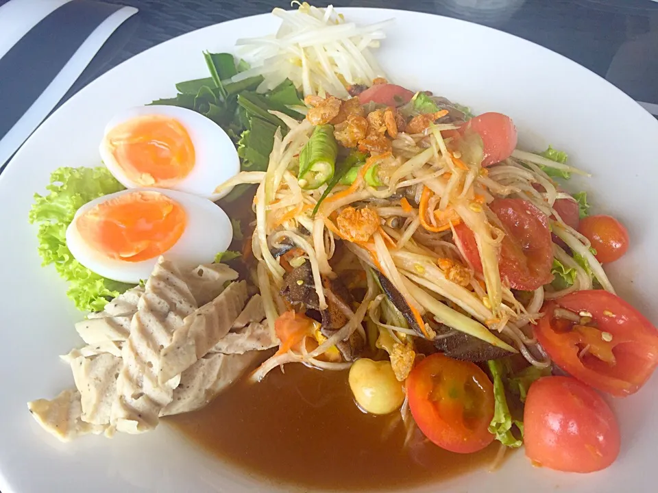 Somtum - Papaya Spicy Salad (Thai food)|mayさん