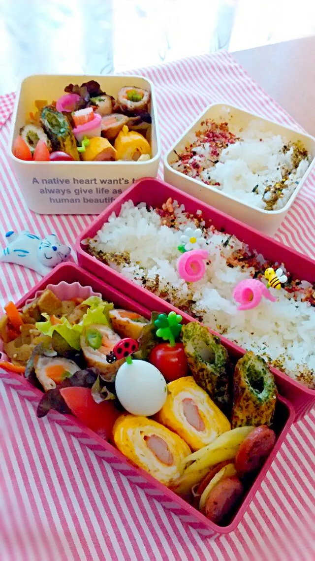 Snapdishの料理写真:5月2日の娘弁当と私弁当♪|ノリティアさん