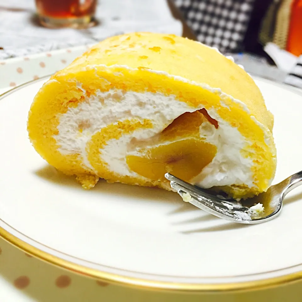 Snapdishの料理写真:りずむさんの料理 シフォンロールケーキ✨|ayamenさん