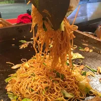 博多屋台の焼きラーメン✨