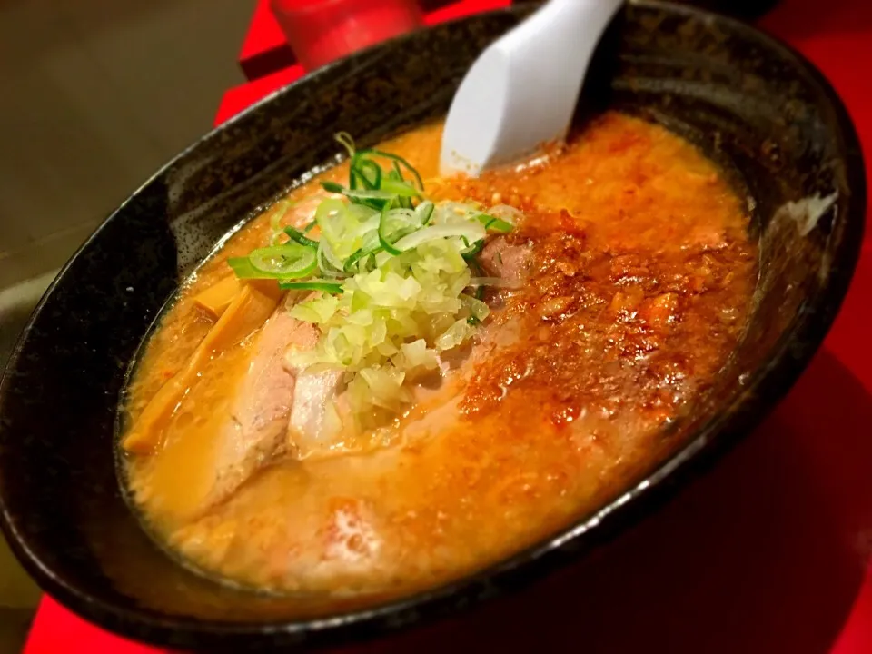 香ばし背脂醤油ラーメン 大盛り|さとうさんさん