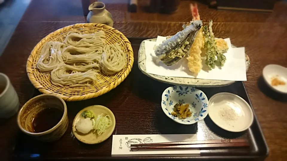 Snapdishの料理写真:そばの実 天ざる|ミナミ ヒロヤさん