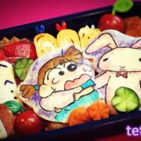 Σ( ꒪□꒪)‼恐怖‼️ 😱なぐられうさぎ&ねねちゃん 😱クレヨンしんちゃんより