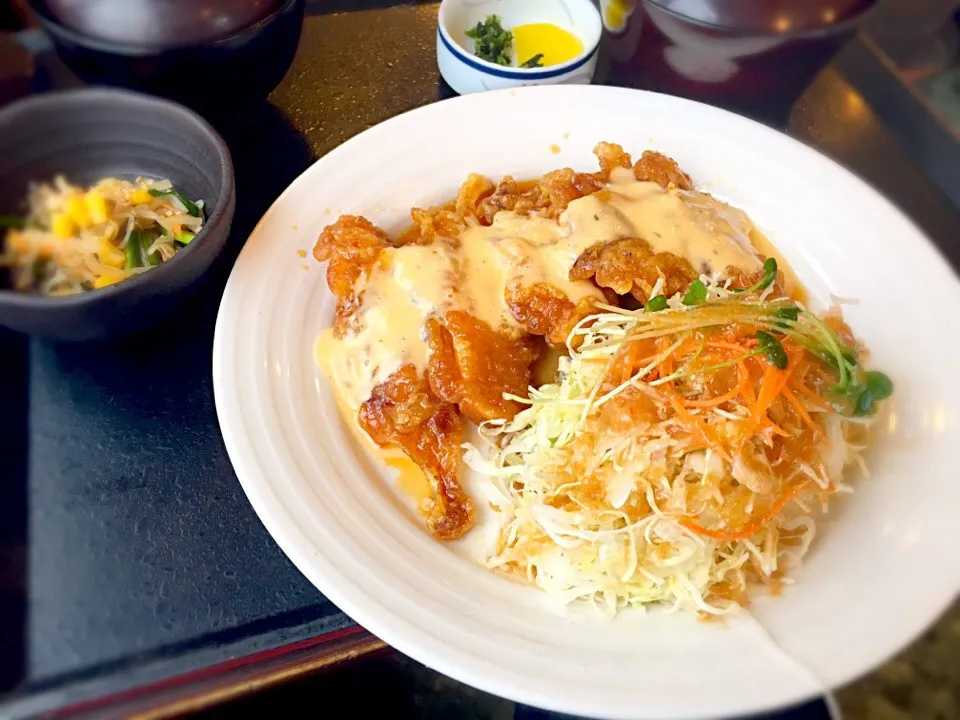 チキン南蛮定食|まさま〜ささん