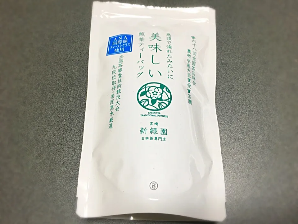 ANA国際線ファーストクラスで使用のお茶|まさま〜ささん