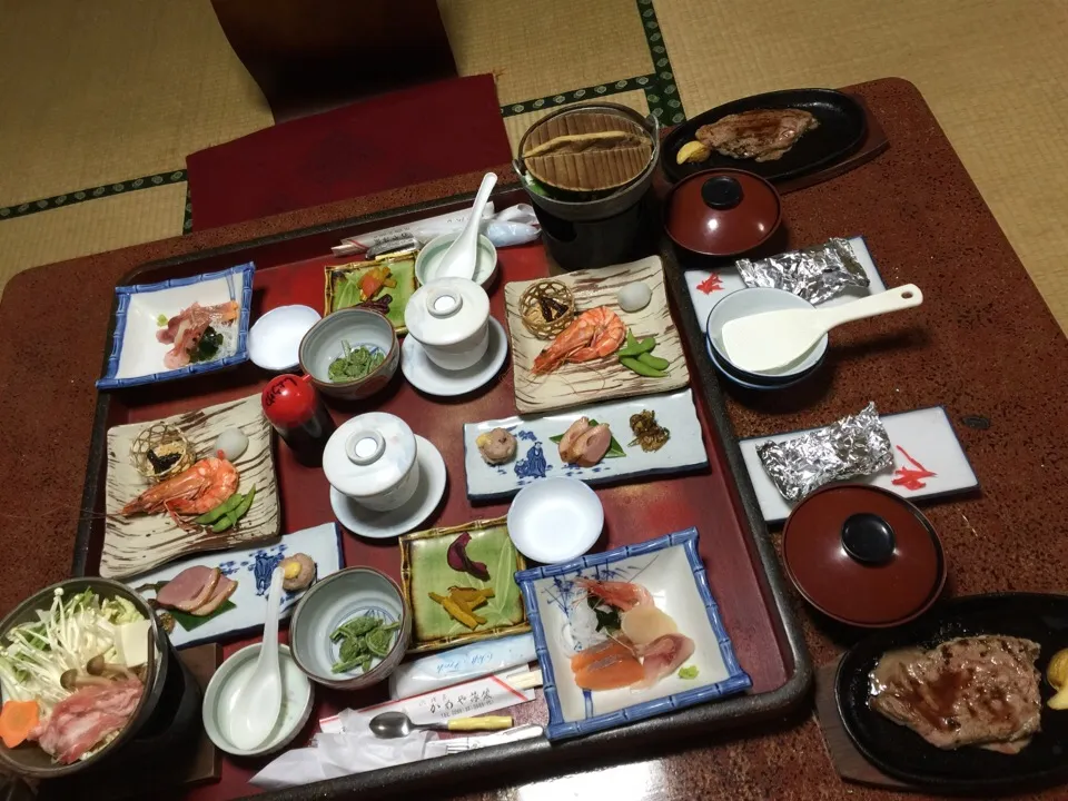 【群馬長野 湯巡り中】渋温泉 かめや旅館 夕飯|hiroさん