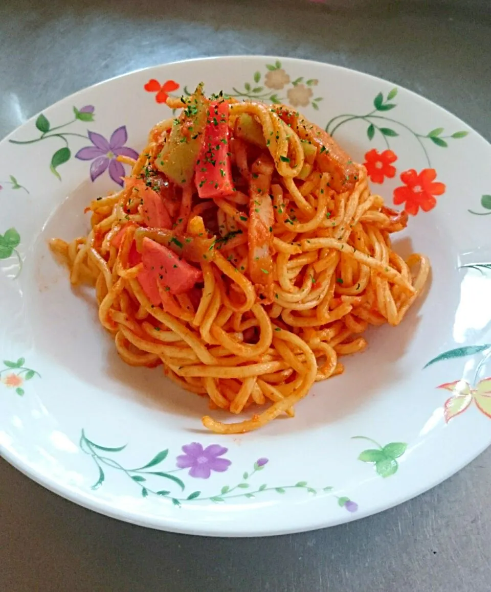 ちゃんぽん麺で作る  ちゃポリタン🍝|Noriko🍝🍴🍩さん