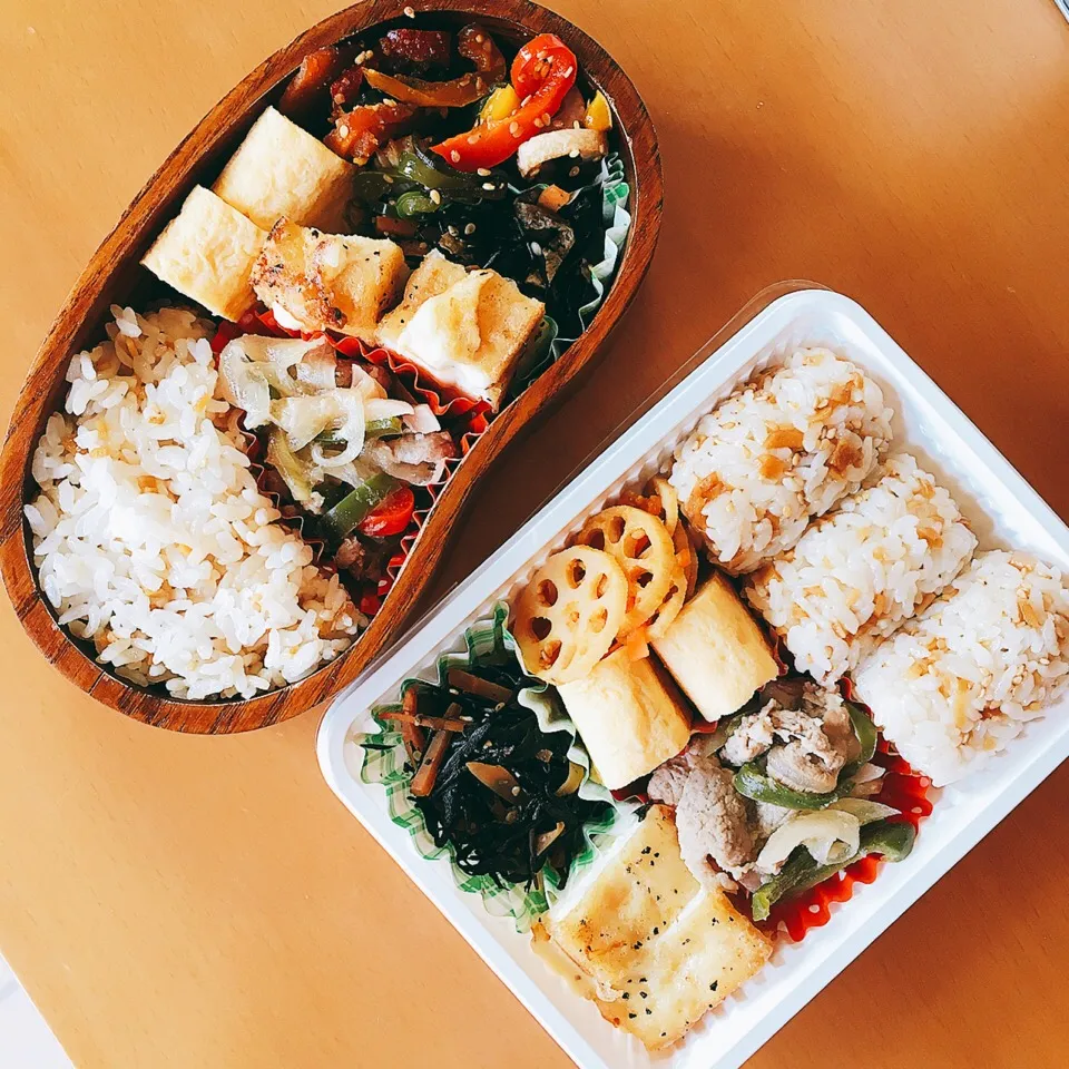 今日のお弁当♥︎二人分|ゆかさん