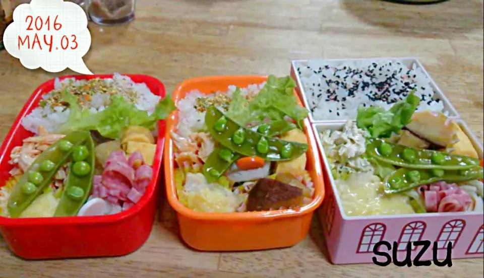 3人分

#JKお弁当|suzuさん