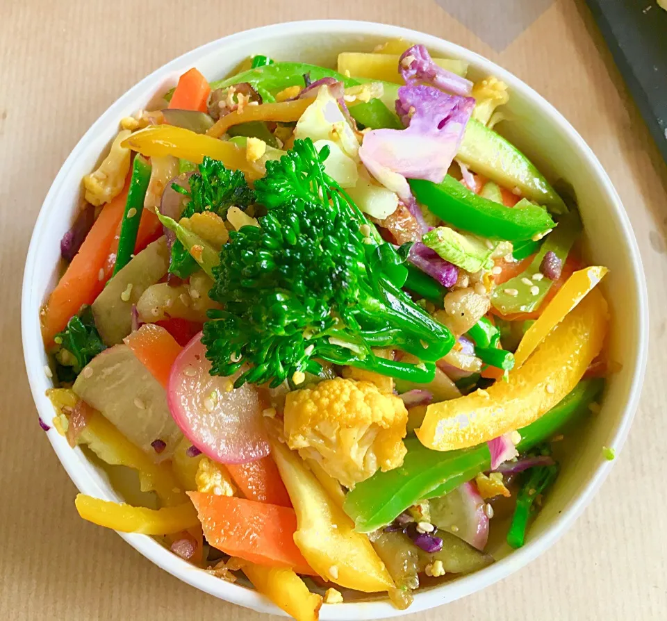 Mixed veggies galore!|Tony Stewartさん