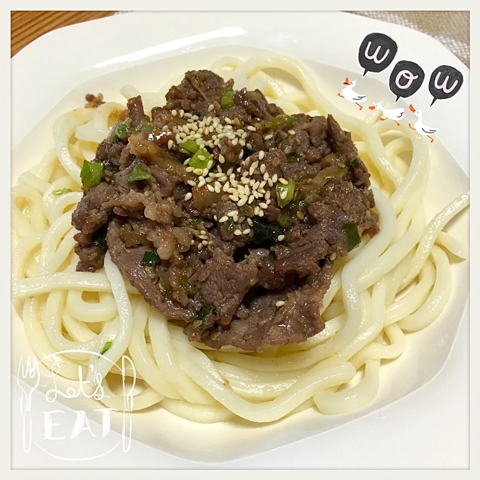 コストコプルコギで肉うどん☺︎|お家ご飯ていいね♡さん