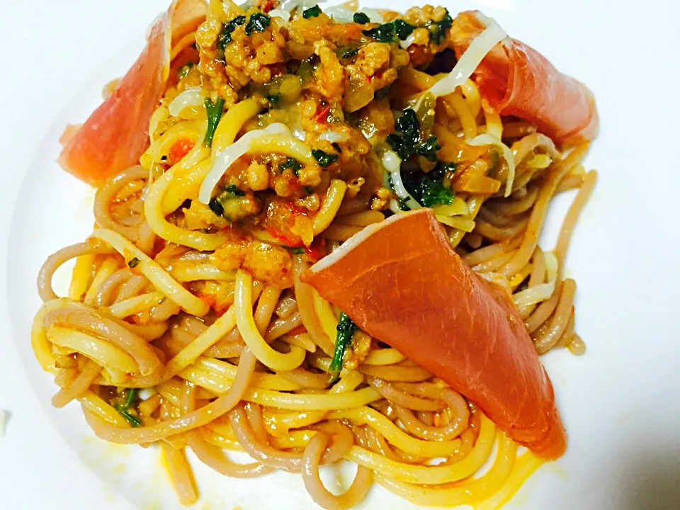 Spicy Pasta with Ham|Jaimie Alvarezさん