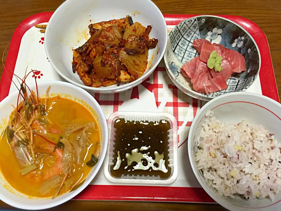 Snapdishの料理写真:今日の夕飯|Kumiko Hongさん