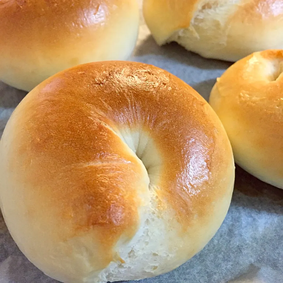 娘が！手捏ねで！ベーグル🍞|みっちょさん