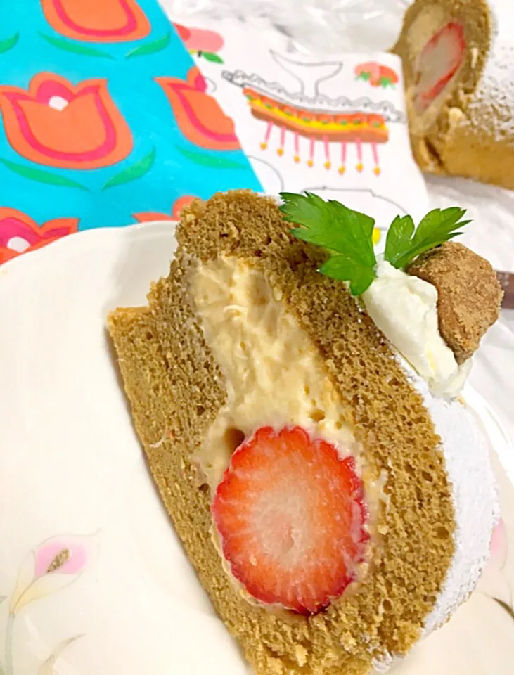 きまぐれのぶさんの料理 ふわふわロールケーキ♡|のぶさん