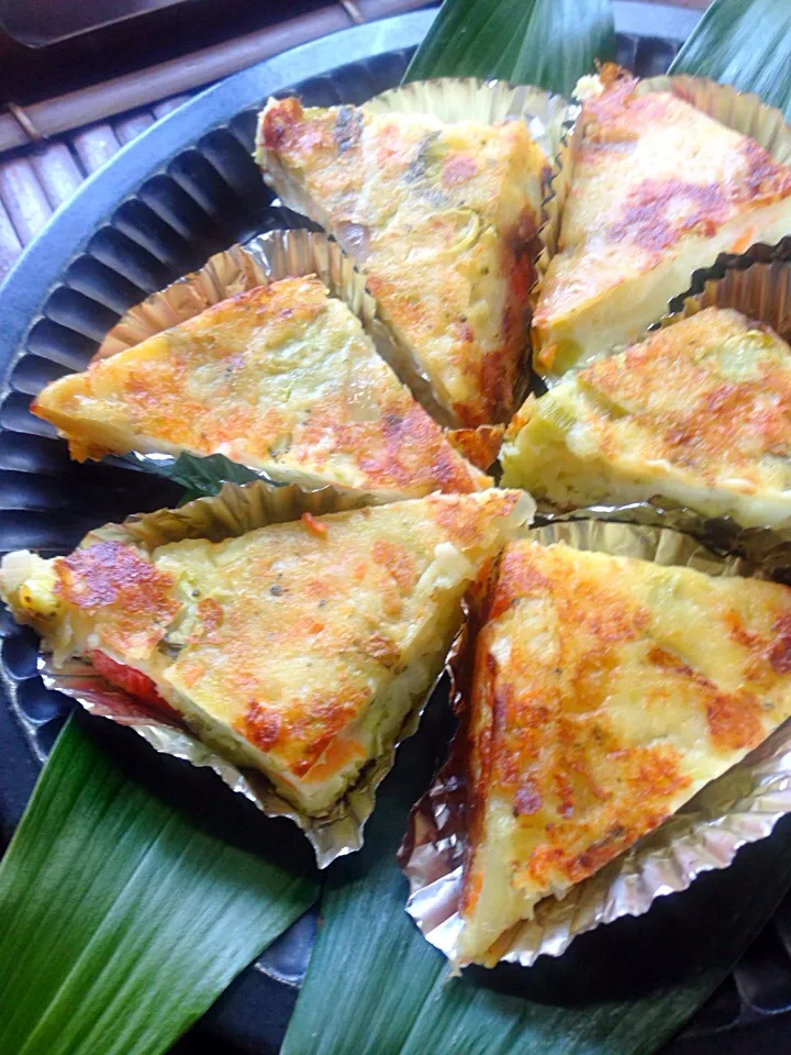 卵焼きフライパンでケークサレ♪|ちーちさん