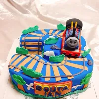 Thomas 3 year fondant cake|Marisa Gushikenさん