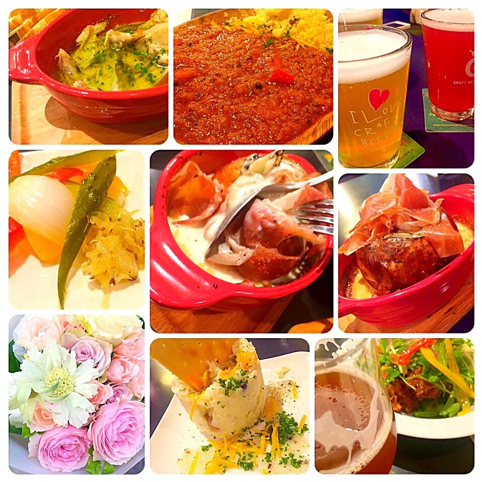 Craft BeeR〜 Pork gristle confit, Lamb stew and couscous♡|angiee♡さん