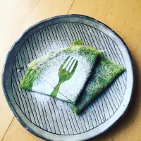 Snapdishの料理写真:抹茶クレープ|ひとみさん