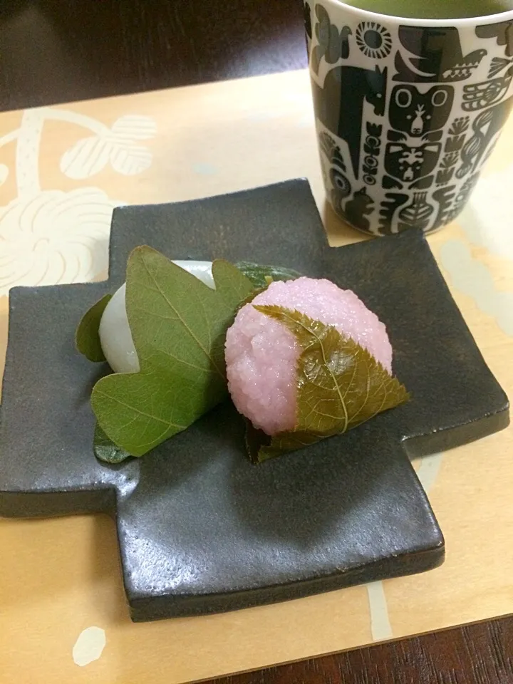 柏餅 桜餅|ナナさん