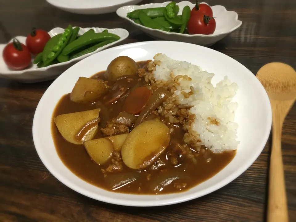 具沢山カレーライス🍛😋😋😋|いしくん。（たまご王子🥚🐣🐥🐔）さん