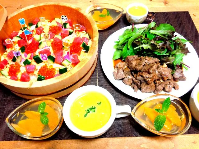 我が家にワンちゃんがきて、子供の日記念ホームパーティー(*^o^*)|ぎるママさん