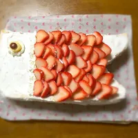 鯉のぼりケーキ！|ちよこさん