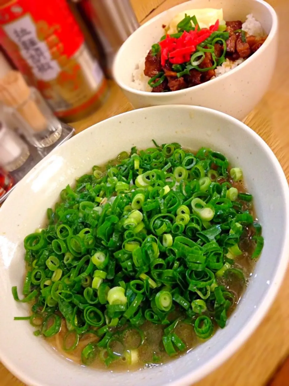 ラーメンとチャーシュー丼|チカさん