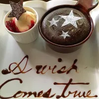 お願いごとが叶うスウィーツ☆★チョコのふわふわ加減が史上最高でした！