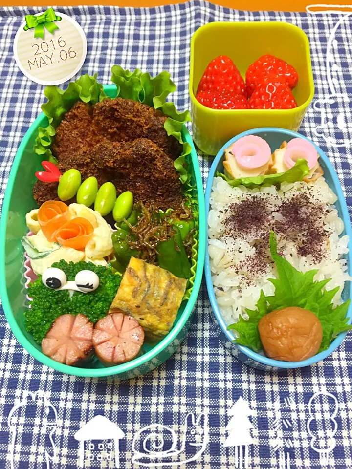 Snapdishの料理写真:高2娘のお弁当|Chiekoさん