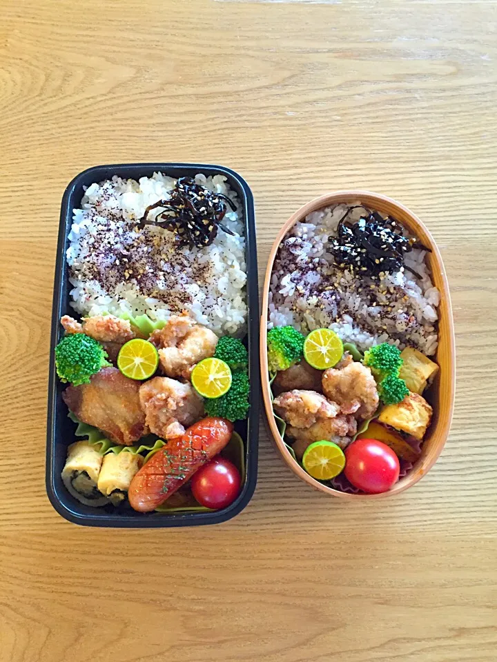 ゆず胡椒唐揚げ＊親子弁当♪|hiromiさん