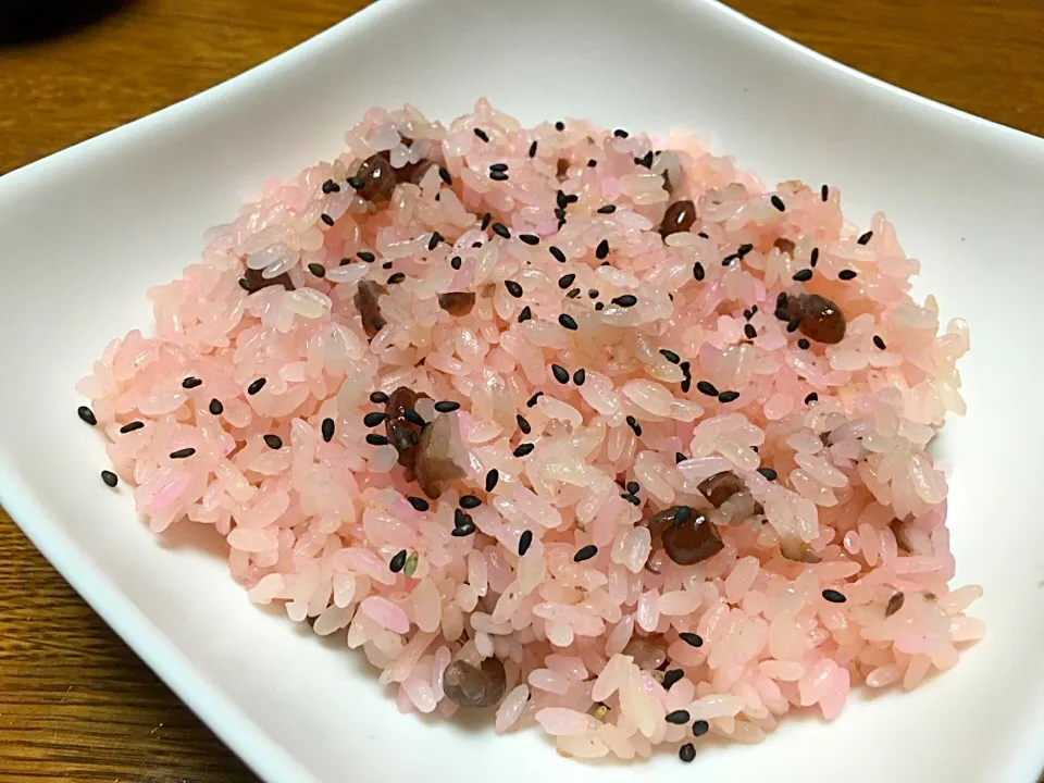 子供の日に お赤飯
甘納豆 バージョン|Naomi.fさん