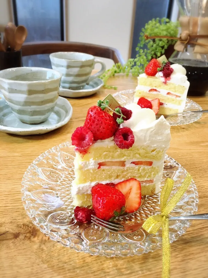 イチゴのショートケーキ|ひなうたさん