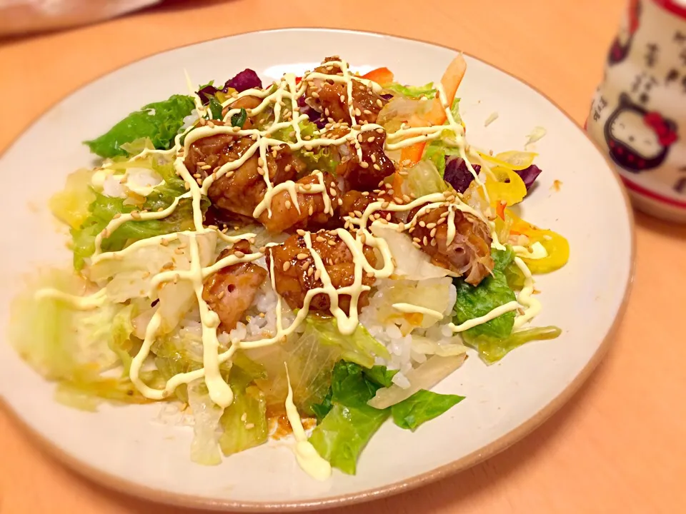 焼き鳥丼！|たけおさん