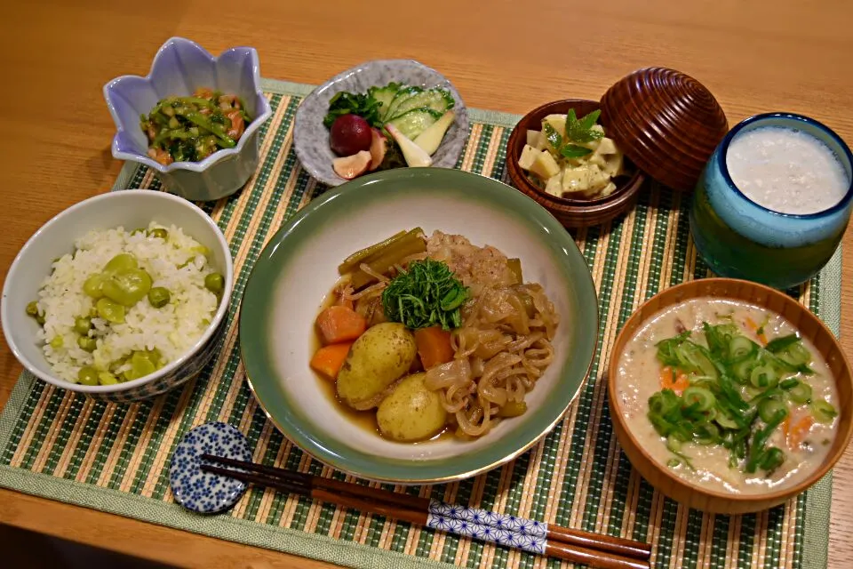 肉じゃが定食|ゆきっぴさん