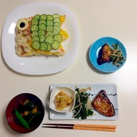 Snapdishの料理写真:こどもの日メニュー|Noriko  Maehashiさん