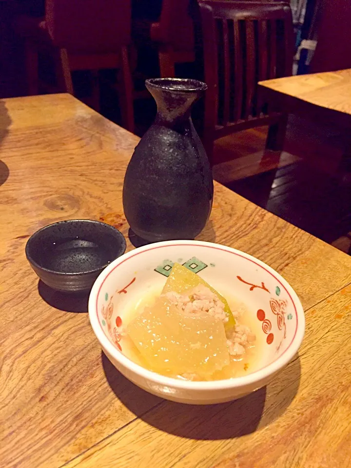 Snapdishの料理写真:冬瓜の鶏そぼろあんかけ【お通し】|あいさん