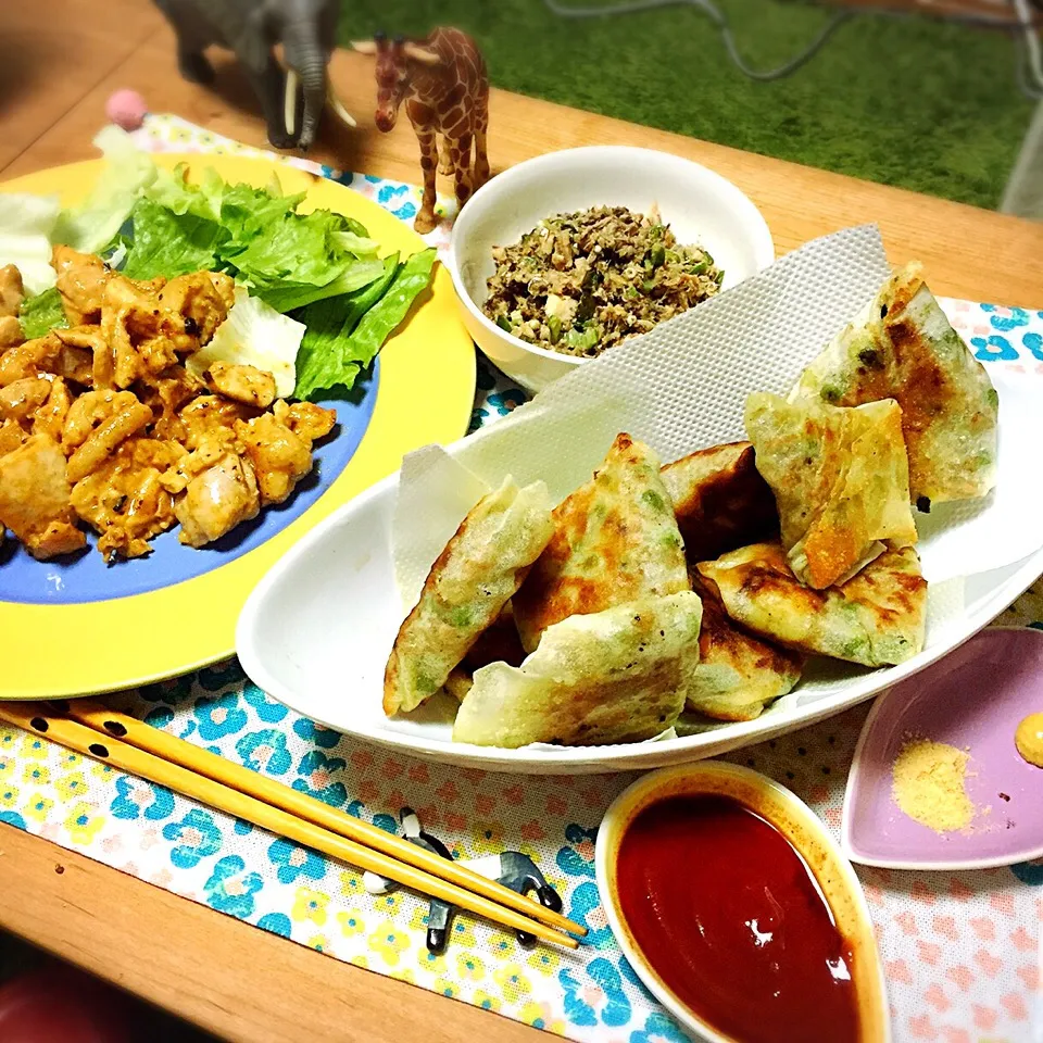 サモサ🍴タンドリーチキン🍴サバカレー|pecousaさん